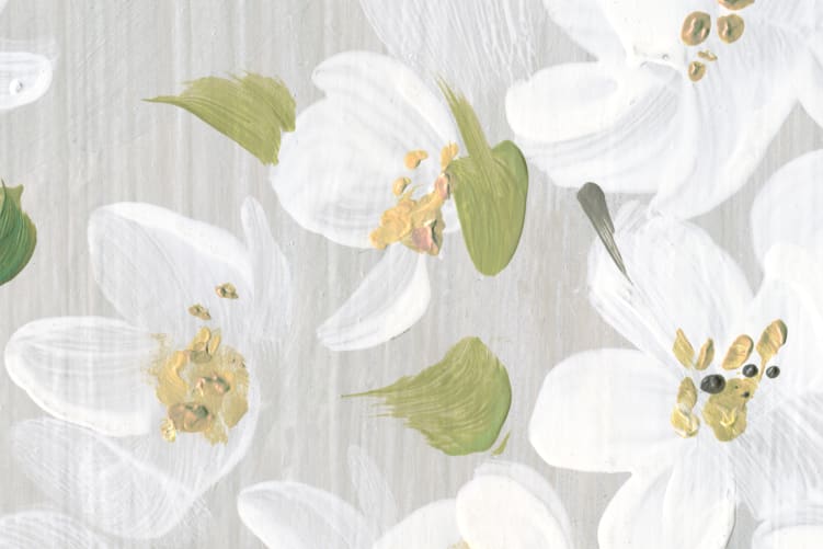 Rebel Walls R20865 Pops Cherry Blossom Tree White - mural w kwiaty wiśni