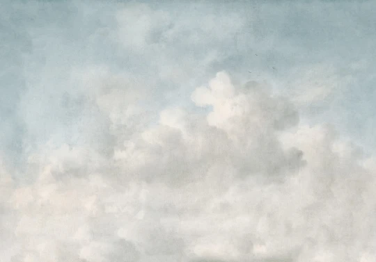 Rebel Walls R20921 Pops Vintage Clouds Blue - mural w chmury