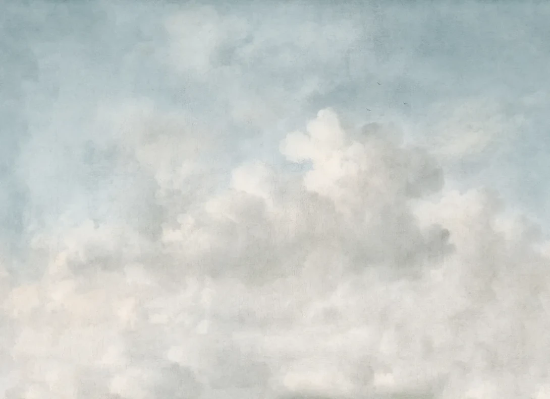 Rebel Walls R20921 Pops Vintage Clouds Blue - mural w chmury