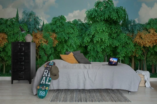 Rebel Walls R21082 Pops Gaming Woods Fall - mural w las