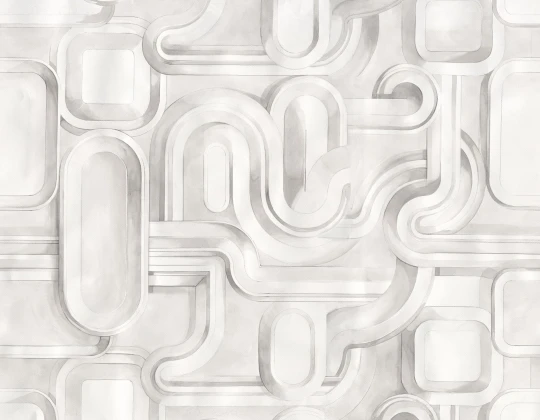 Rebel Walls R21175 Pops Abstract Path Gray - mural abstrakcyjny
