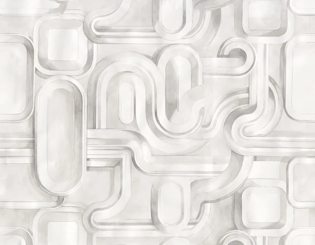 Rebel Walls R21175 Pops Abstract Path Gray - mural abstrakcyjny
