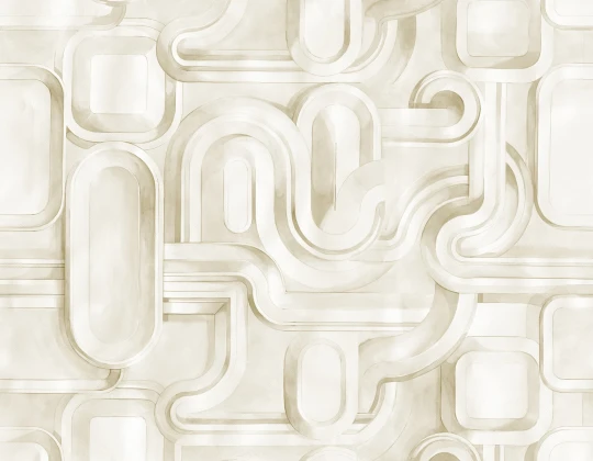 Rebel Walls R21178 Pops Abstract Path Beige - mural abstrakcyjny