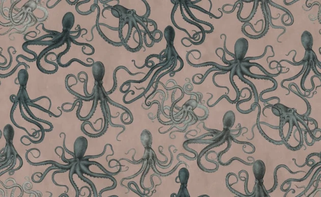 Rebel Walls R21378 Pops Octopus Pink - mural w ośmiornice