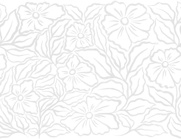 Rebel Walls R21880 Pops Ink Flowers White - mural w kwiaty