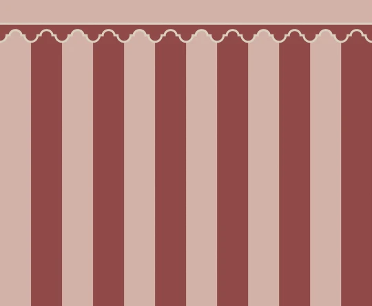 Rebel Walls R22083 Pops Stripe Chateau Pink - mural w pasy z fryzem