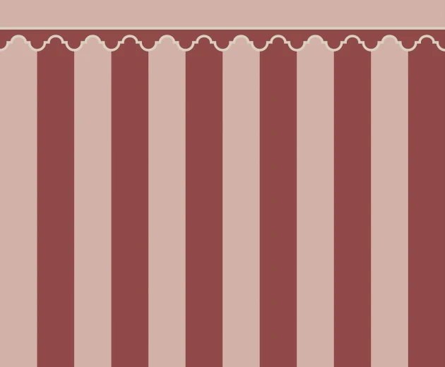 Rebel Walls R22083 Pops Stripe Chateau Pink - mural w pasy z fryzem