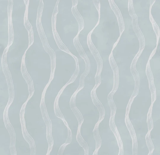 Rebel Walls R22098 Pops Ribbon Stripe Light Blue - mural w falujące linie
