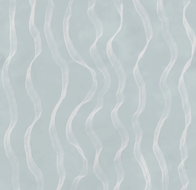 Rebel Walls R22098 Pops Ribbon Stripe Light Blue - mural w falujące linie