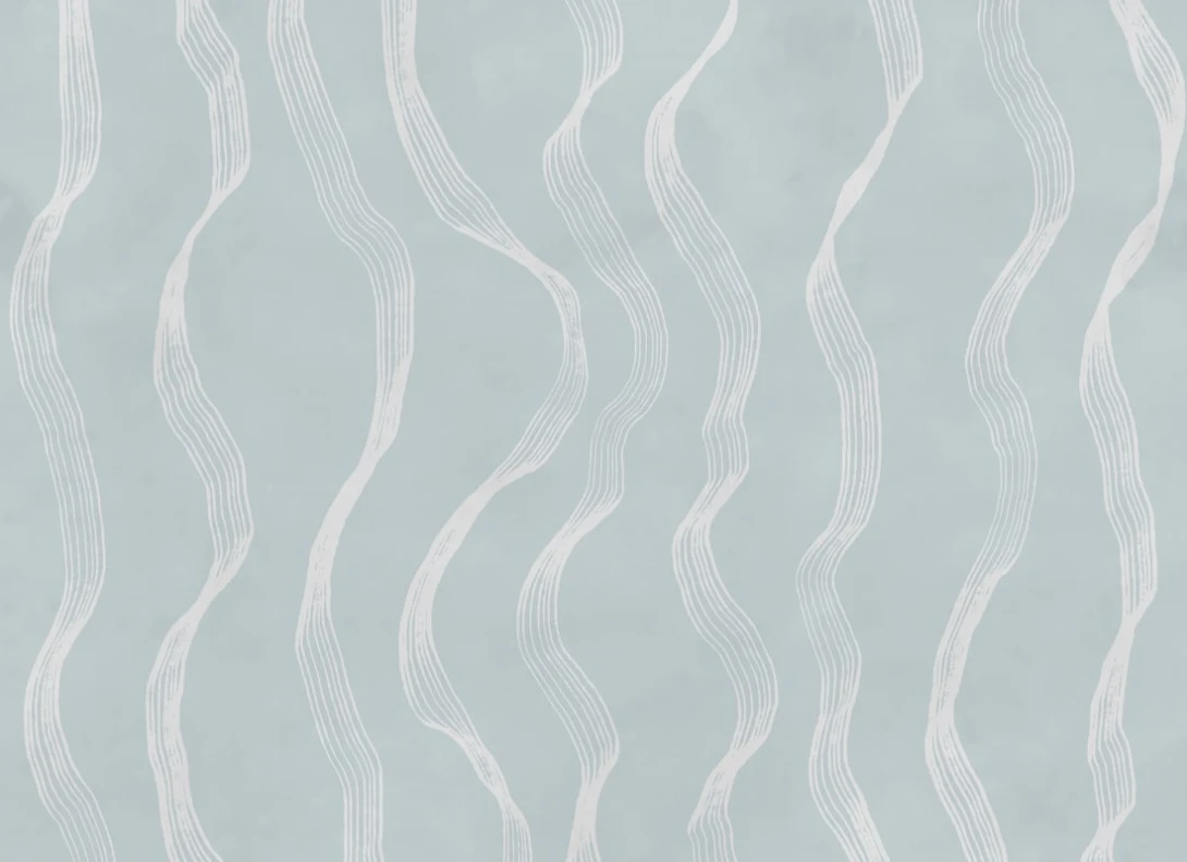 Rebel Walls R22098 Pops Ribbon Stripe Light Blue - mural w falujące linie
