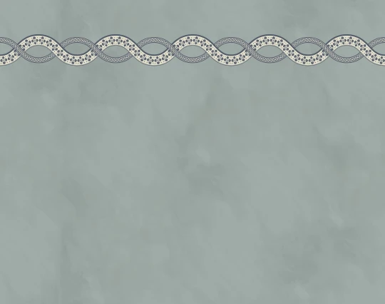 Rebel Walls R22144 Pops Ivory Braid Blue - mural z plecionym ornamentem