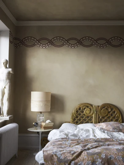 Rebel Walls R22145 Pops Ivory Braid Beige - mural z plecionym ornamentem