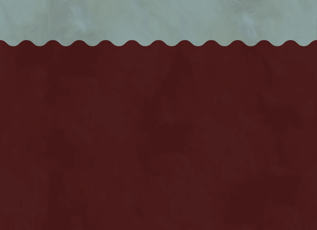 Rebel Walls R22158 Pops Wave Border Burgundy - mural z falowanym fryzem
