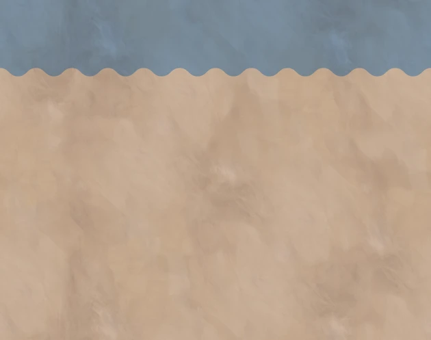 Rebel Walls R22160 Pops Wave Border Blue - mural z falowanym fryzem