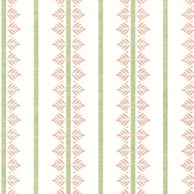 Anna French AT15100 Antilles Fern Stripe Pink - tapeta w roślinne paski
