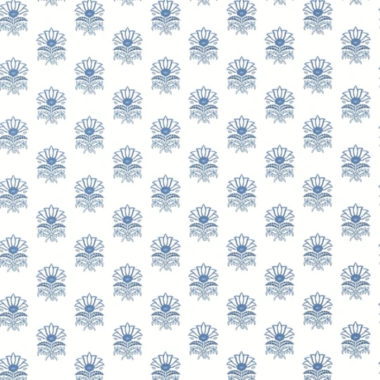 Anna French AT15157 Antilles Milford Blue - tapeta w kwiaty