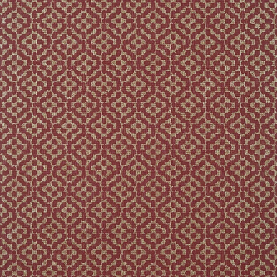 Anna French AT9606 Savoy Riva Red - tapeta strukturalna w geometryczny wzór