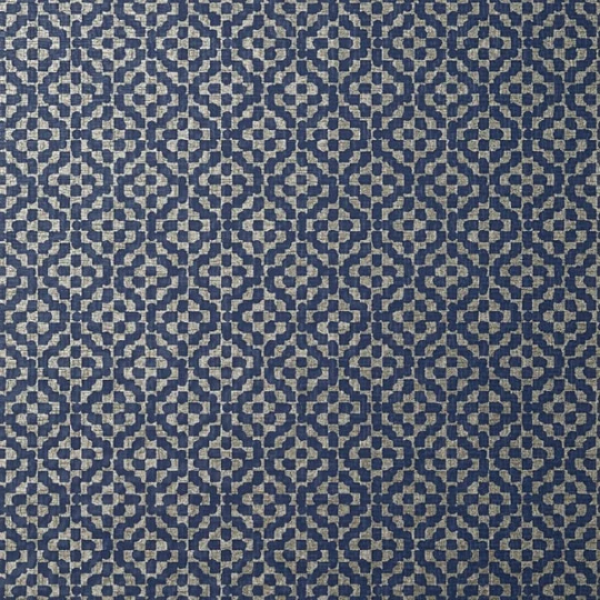 Anna French AT9608 Savoy Riva Navy - tapeta strukturalna w geometryczny wzór