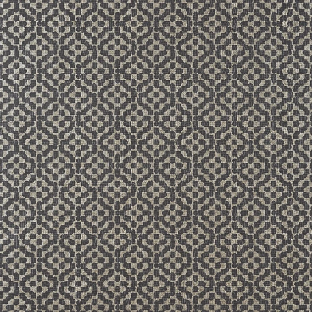 Anna French AT9609 Savoy Riva Black - tapeta strukturalna w geometryczny wzór