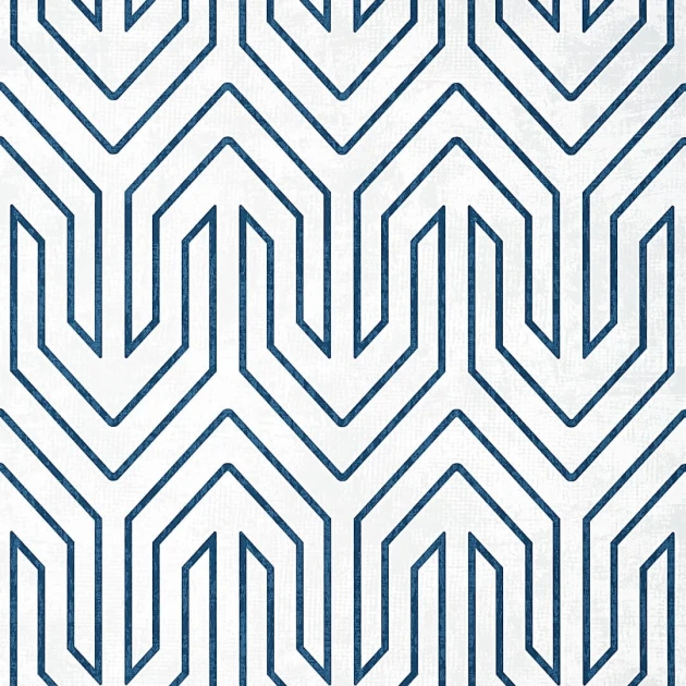 Anna French AT9614 Savoy Colburn Chevron Navy - tapeta geometryczna