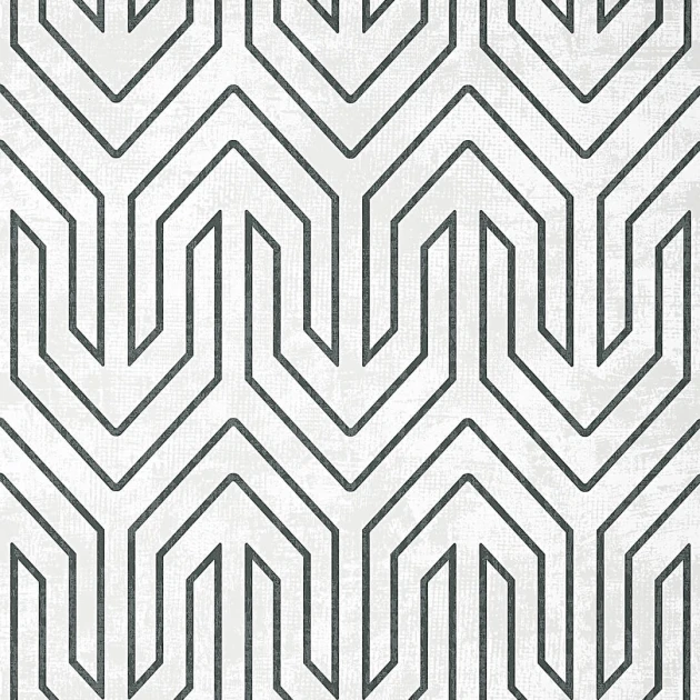 Anna French AT9615 Savoy Colburn Chevron Black - tapeta geometryczna