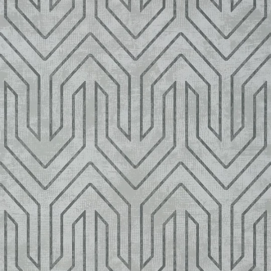 Anna French AT9670 Savoy Colburn Chevron Charcoal - tapeta geometryczna