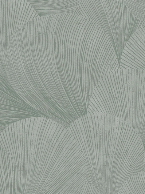Boras Tapeter 9741W Studio Mirage Grand Green - mural w abstrakcyjne liście