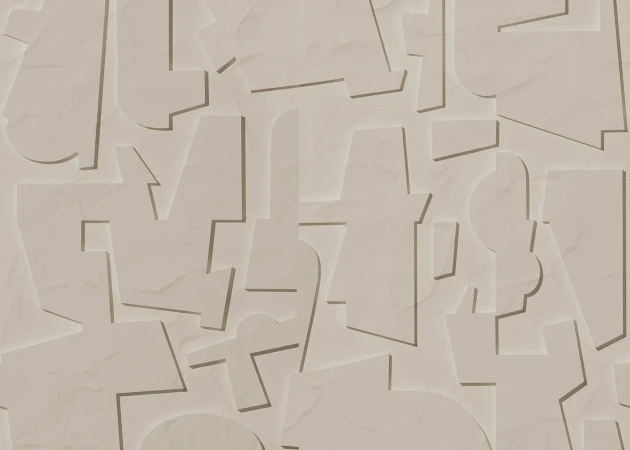Rebel Walls R20198 Meet a Rebel Abstract Wood Beige - mural geometryczny z efektem reliefu
