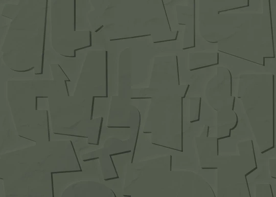 Rebel Walls R20200 Meet a Rebel Abstract Wood Green - mural geometryczny z efektem reliefu