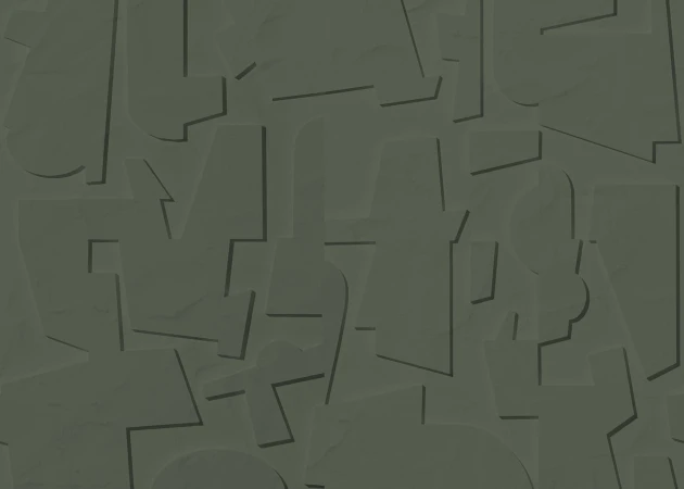 Rebel Walls R20200 Meet a Rebel Abstract Wood Green - mural geometryczny z efektem reliefu