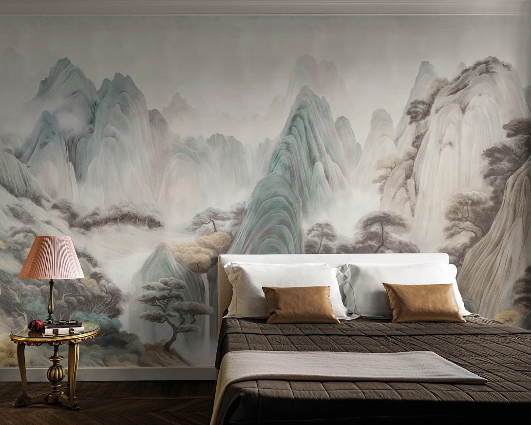 London Art BNV12 A Bon Voyage 2 Les Rochers Mystiques - mural w góry i wodospady