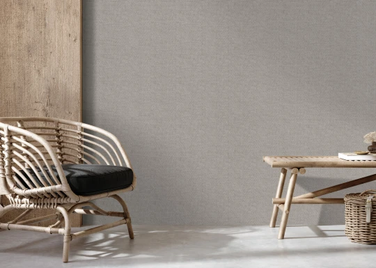 Vinylpex W1792.104.008 Ravia - tapeta obiektowa jak len w jodełkę brązowa