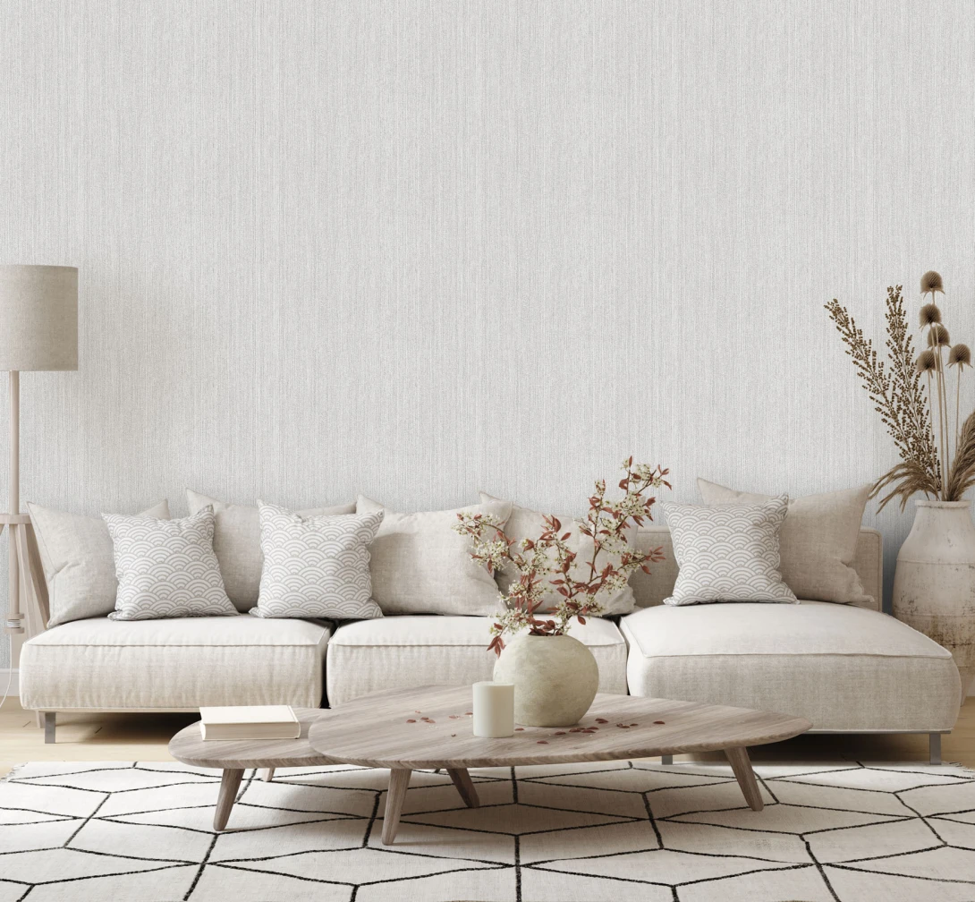 Vinylpex W1892.107.001 Eira Puro - tapeta obiektowa jak tynk beżowa