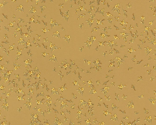 Versace 93585-3 IV Barocco Ditsy Flowers Gold and Yellow - tapeta w drobne kwiaty