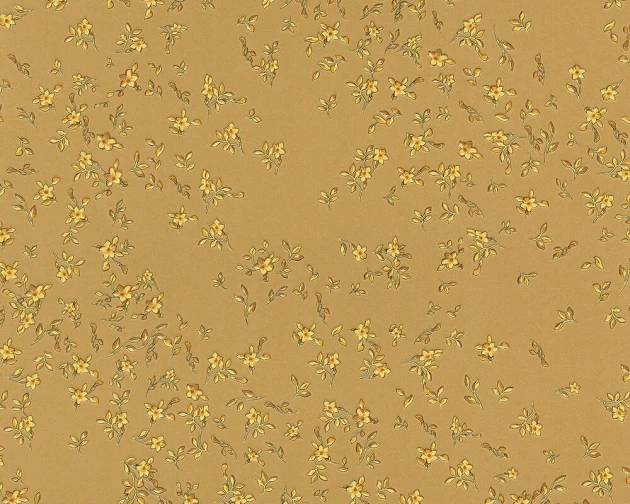 Versace 93585-3 IV Barocco Ditsy Flowers Gold and Yellow - tapeta w drobne kwiaty