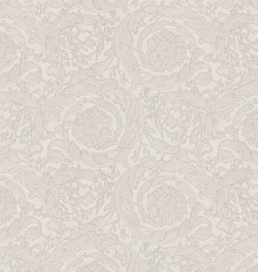 Versace 93583-5 IV Barocco Scroll Cream - tapeta w barokowy ornament roślinny