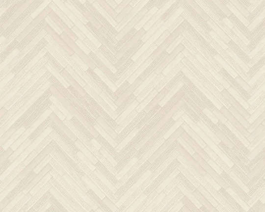 Versace 37051-5 IV Eterno Tile Beige - tapeta w jodełkę imitującą drewno