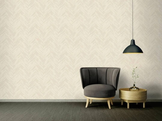 Versace 37051-5 IV Eterno Tile Beige - tapeta w jodełkę imitującą drewno