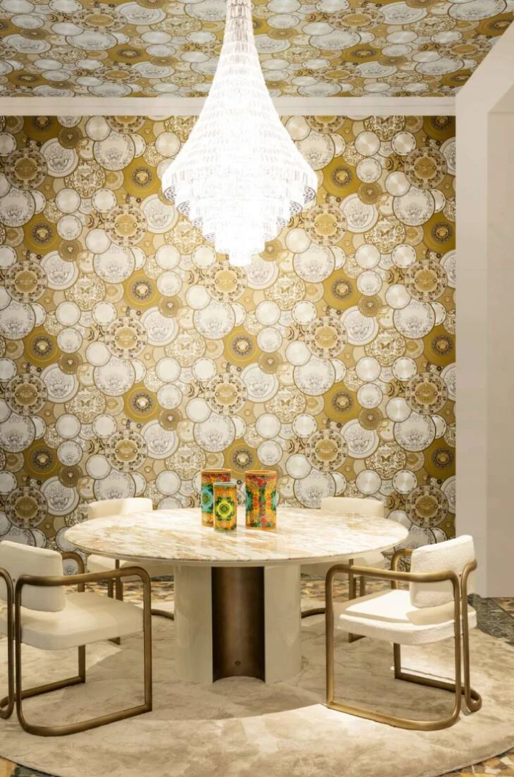 Versace 79136-3 VI Art de la Table Gold - tapeta w talerze