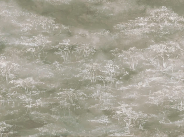 Rauv Mirage Mist Grove 3 - mural w drzewa we mgle