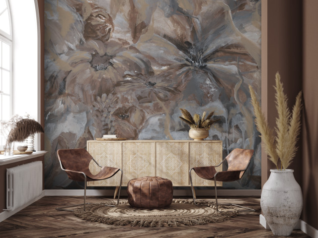 Rauv Mirage Amber Dream - mural w malarskie kwiaty