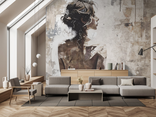 Rauv Mirage Camilla - mural z postacią kobiecą