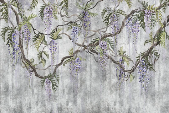 Lorenso TPA 0625 0172 00 Wistela - mural w wisterię