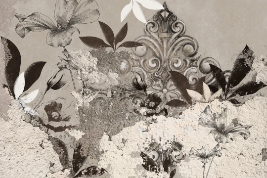 Lorenso TPA 0125 0126 02 Florant - mural w roślinne ornamenty