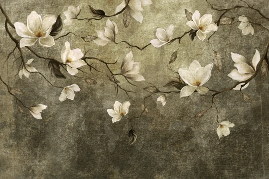 Lorenso TPA 0225 0144 03 Magni - mural w kwiaty magnolii