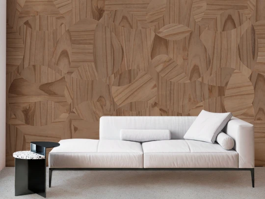 Wallpepper WPC-08 A 2026 In-Materia Selva - mural w drewniane intarsje