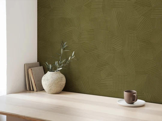 Wallpepper WPC-04 B 2026 In-Materia Scagliola - mural geometryczny z efektem tynku