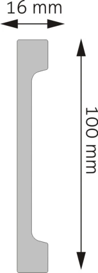 Listwa podłogowa czarna Creativa LPC-29