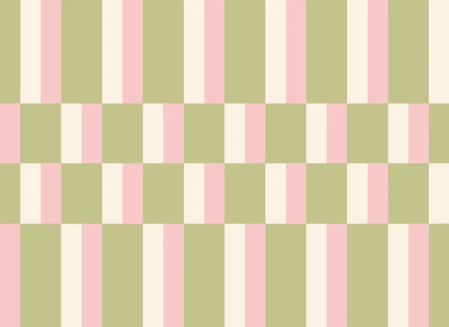 Hovia GE5906GR03R Albers Green & Pink - tapeta geometryczna