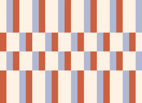 Hovia GE5907OR03R Albers Blue & Orange - tapeta geometryczna